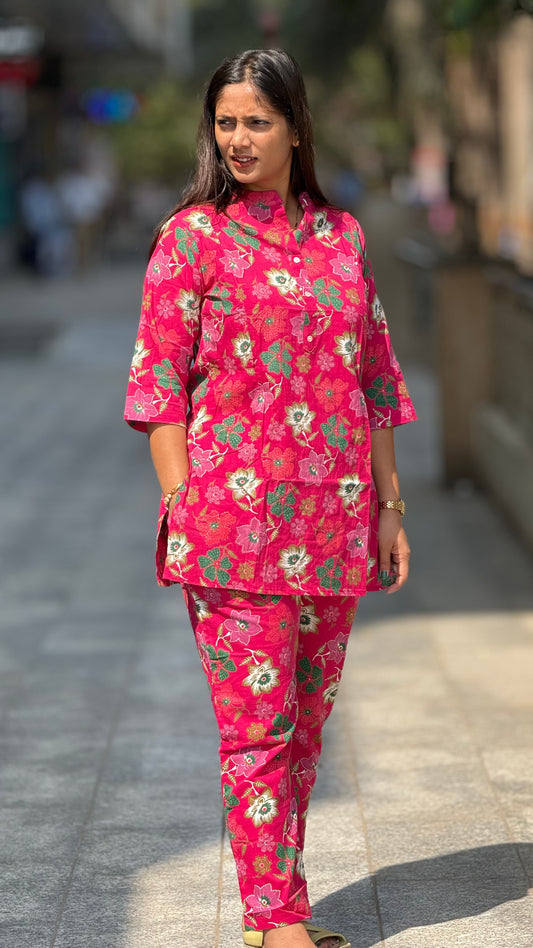 Maternity & Feeding Co-ord Set with easy feeding chains
