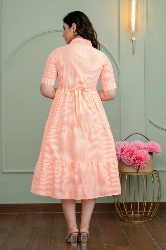 Ayunaa Cotton long style feeding gown