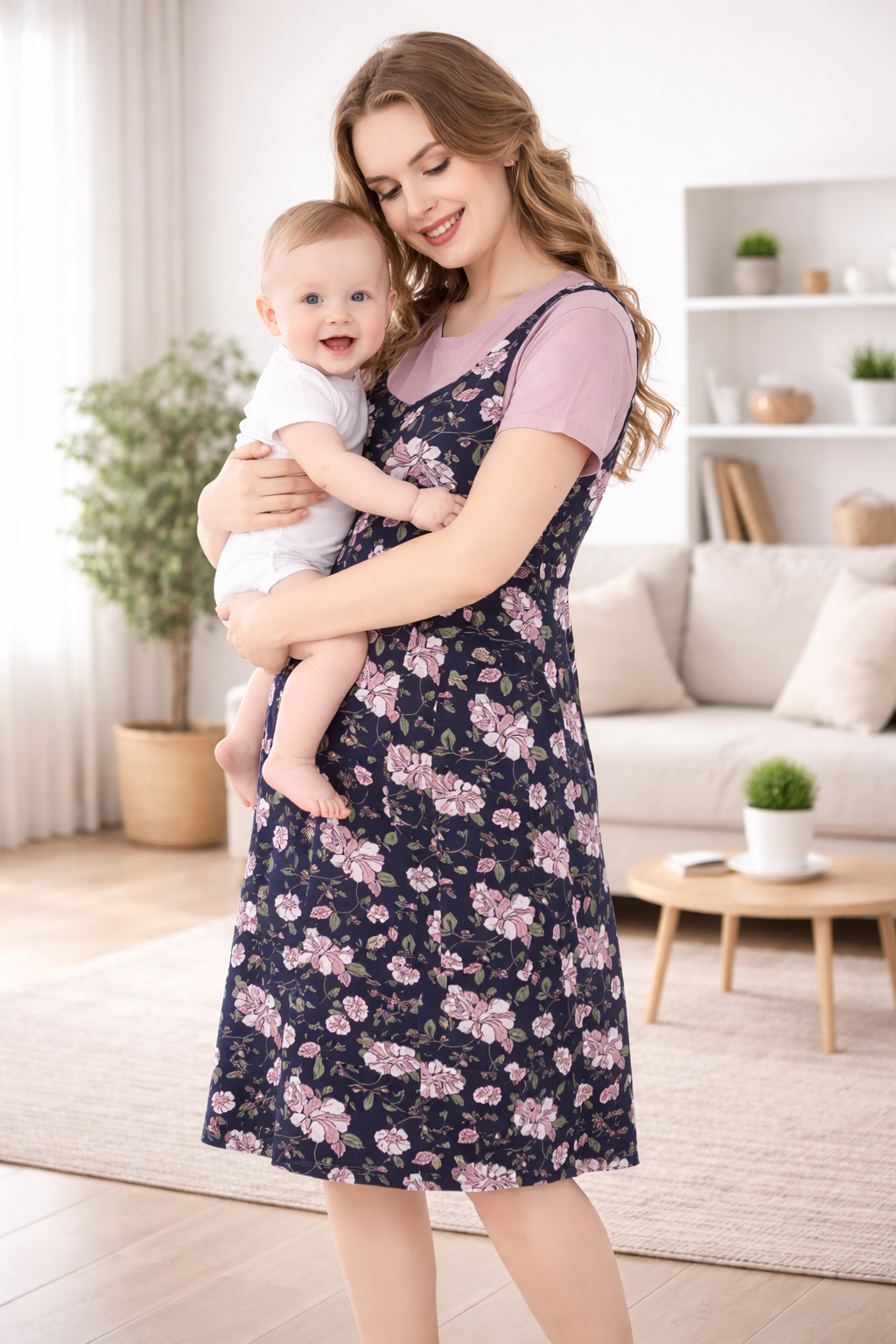 Feeding Maternity Night Gown