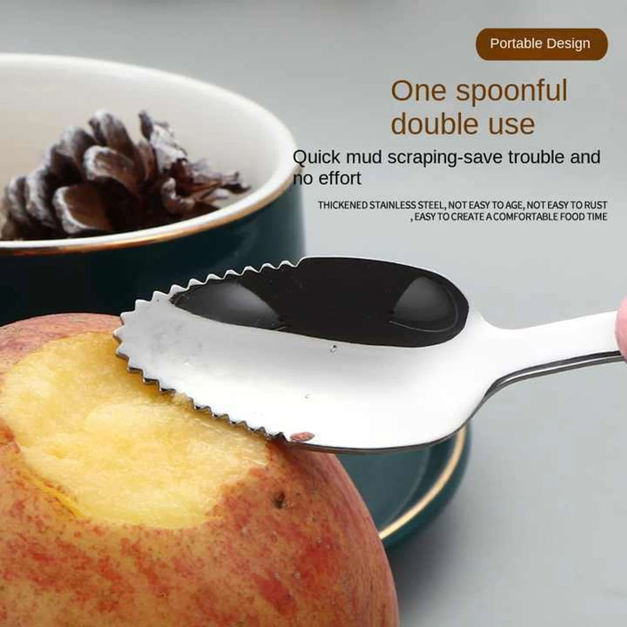 2-in-1 Silicone Baby Spoon – BPA-Free & Safe