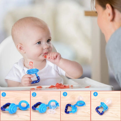 Silicone Fruit Nibbler for Babies – BPA-Free & Safe