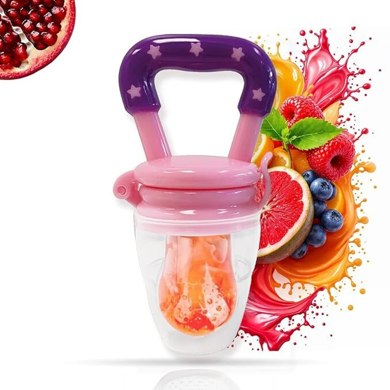Silicone Fruit Nibbler for Babies – BPA-Free & Safe