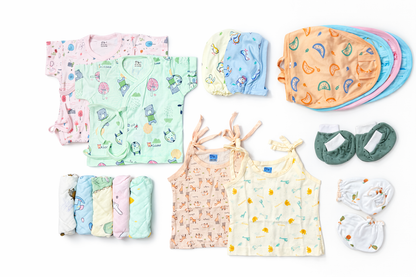 Newborn Comfort Starter Kit cotton (19 pcs)