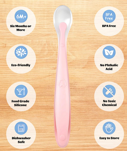 Complete Baby Care Set 👶✨ Powder Puff | Nose Cleaner | Magnifying Nail Cutter | Silicone Spoon