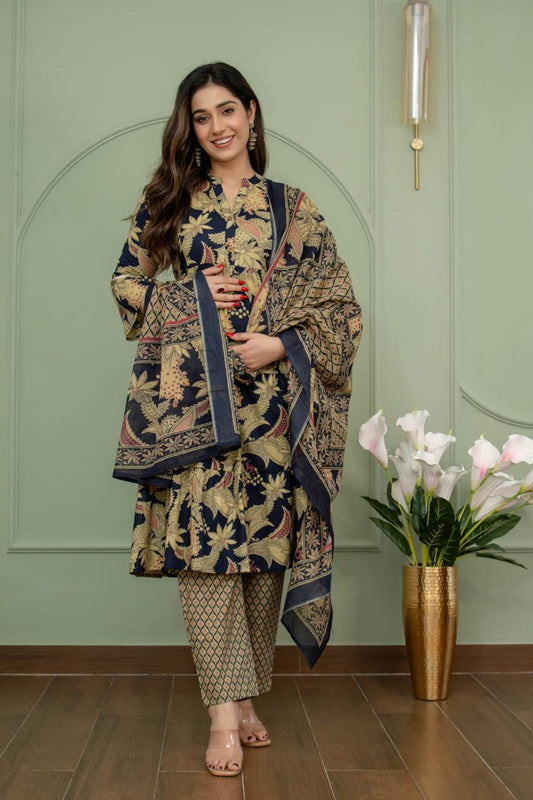 Ayunaa Maternity Kurta Pant Dupatta Set (3pc)
