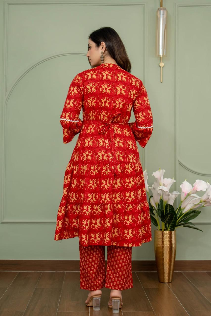 Ayunaa Maternity Kurta Pant Dupatta Set (3pc)