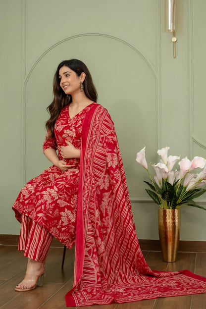 Ayunaa Maternity Kurta Pant Dupatta Set (3pc)