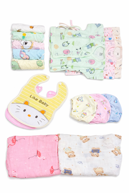 All-in-One Newborn Clothing Pack cotton – 35 Essentials