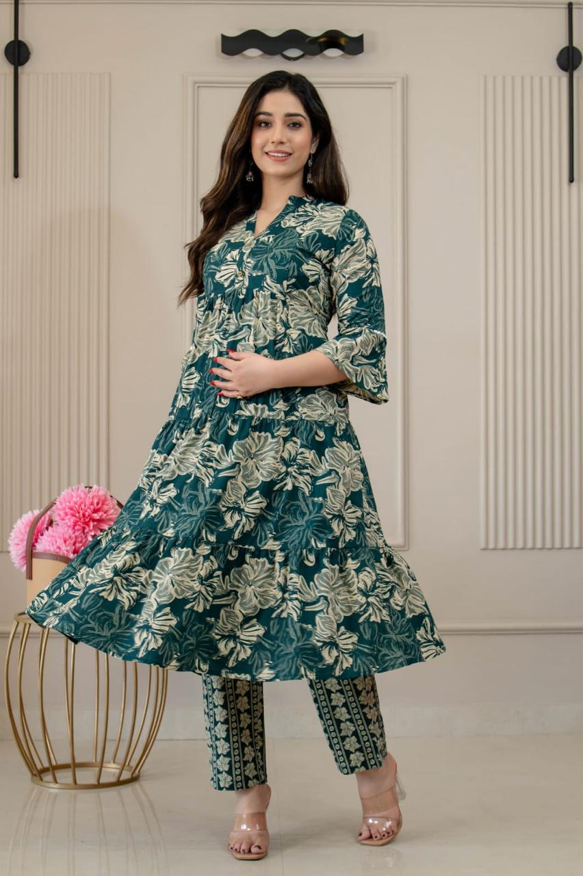 Ayunaa Maternity Kurta Pant Set