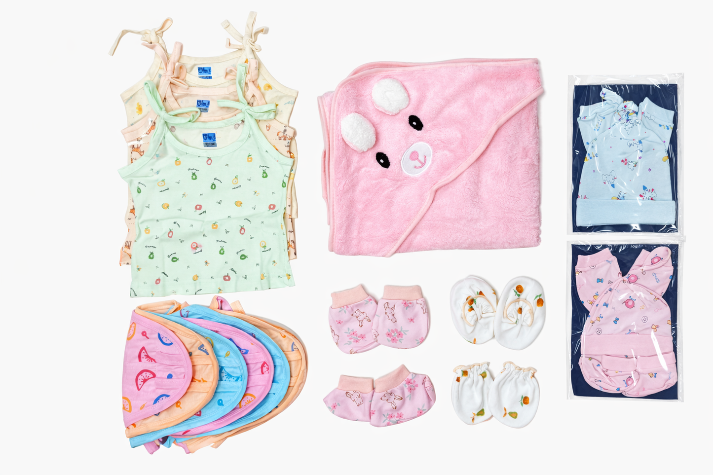 All-in-One Newborn Clothing Pack cotton – 35 Essentials