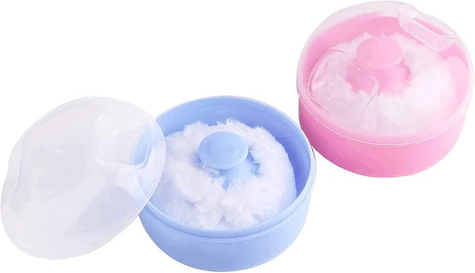 Soft Face Body Cosmetic Powder Puff Sponge with Case