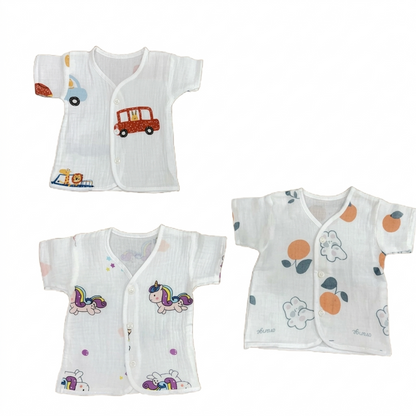 36 item Basic Plus New Born kit Muslin Cotton : Rainbow