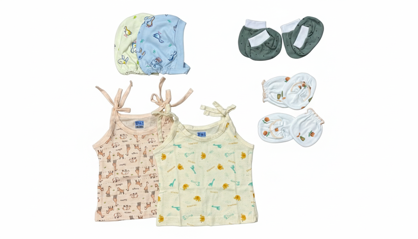 Newborn Comfort Starter Kit cotton (19 pcs)
