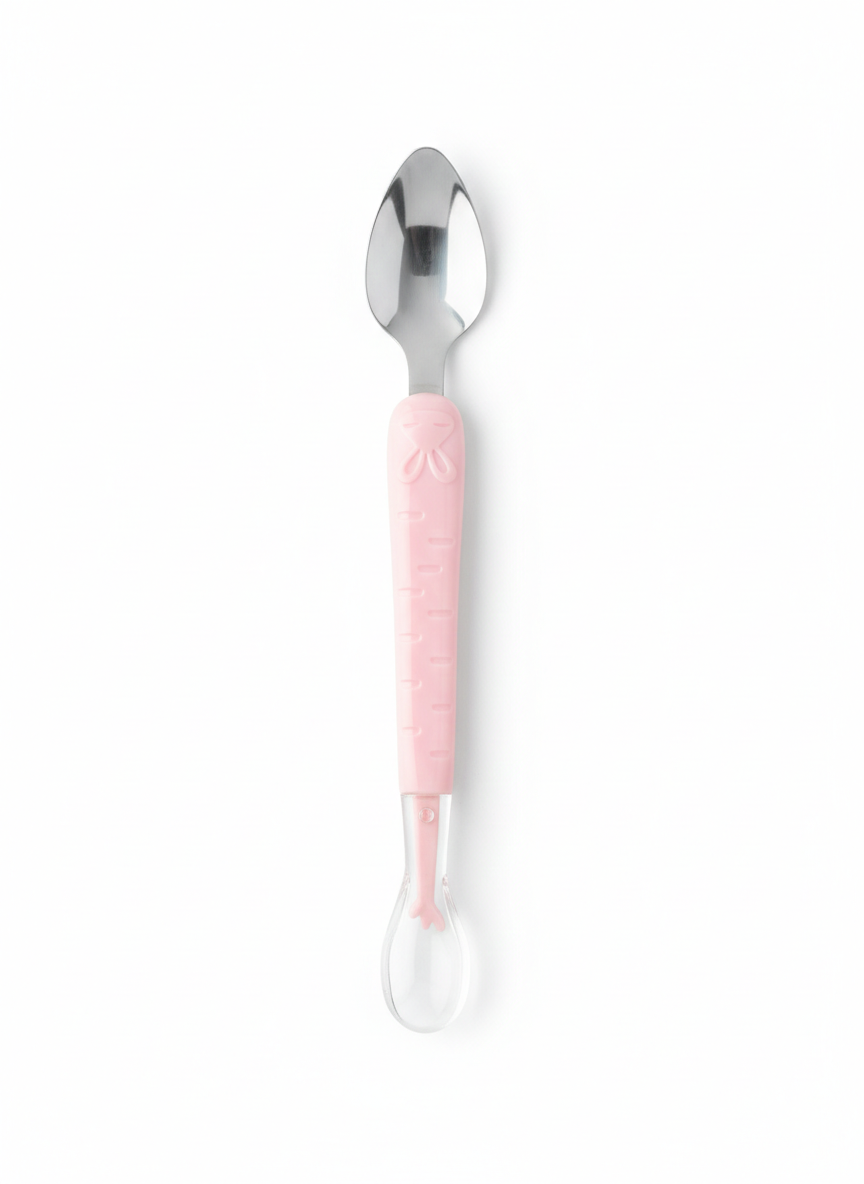 2-in-1 Silicone Baby Spoon – BPA-Free & Safe