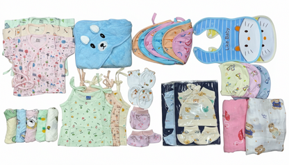 All-in-One Newborn Clothing Pack cotton – 35 Essentials