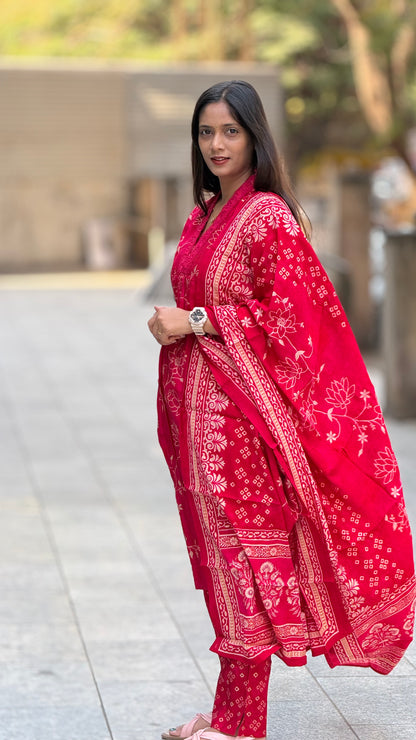 Elegant Cotton Silk Feeding Maternity Kurta set ✨