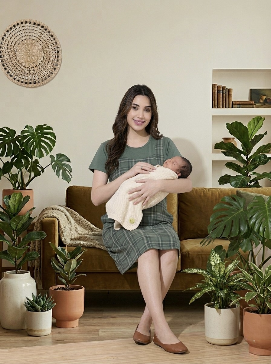 Feeding Maternity Night Gown