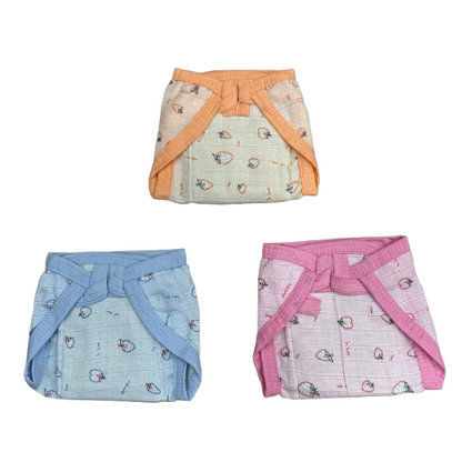 55 items newborn Care Plus kit Muslin- Elephant Print