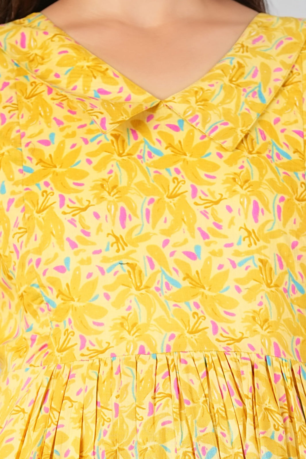 Ayunaa Cotton long style feeding gown