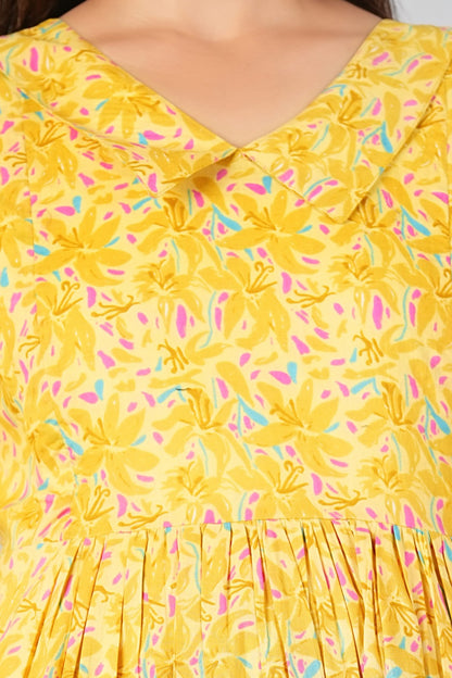 Ayunaa Cotton long style feeding gown