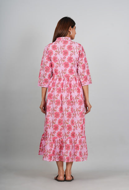 Ayunaa Cotton long style feeding gown
