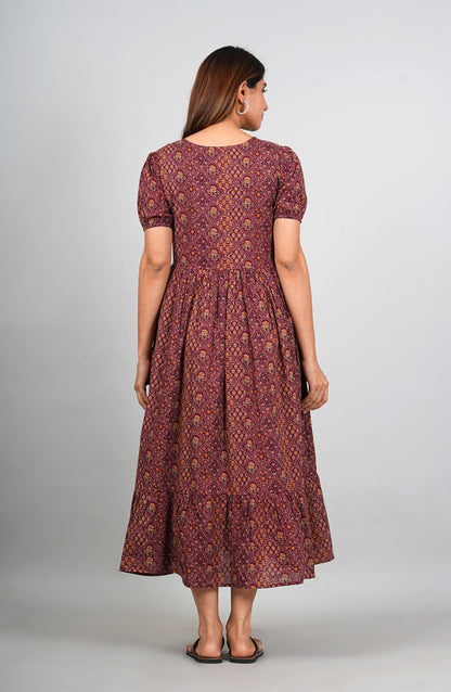 Ayunaa Cotton long style feeding gown