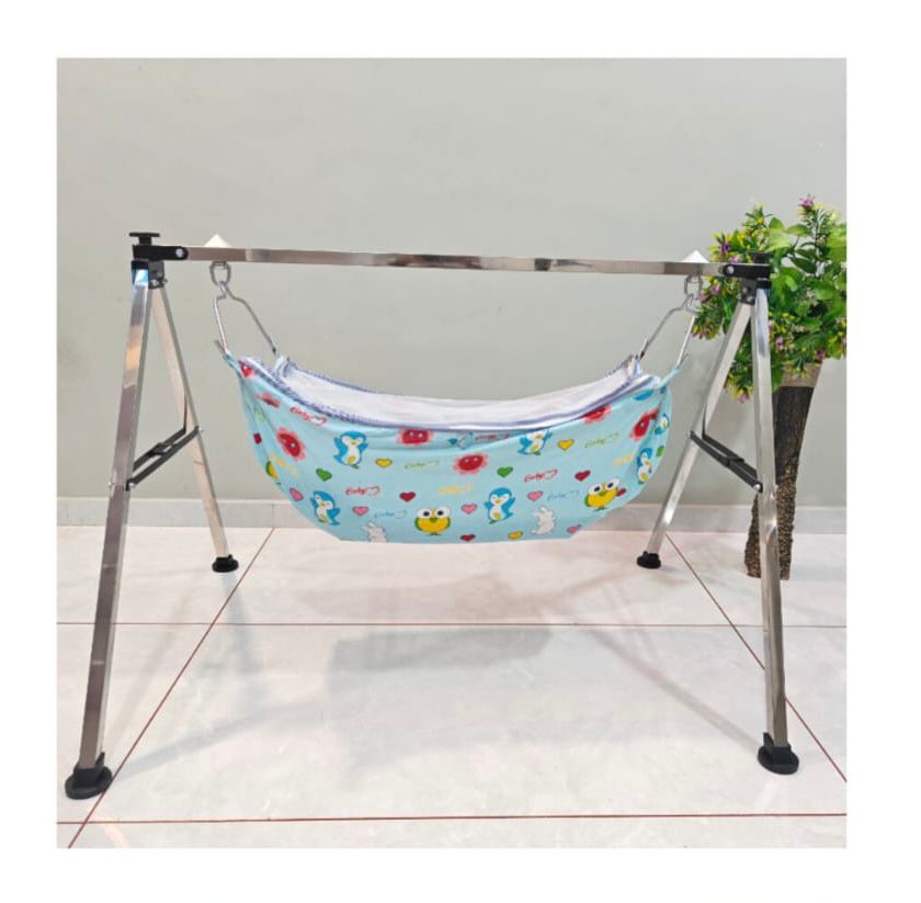 Stainless Steel Folding Cradle/Baby Zula with Zoli