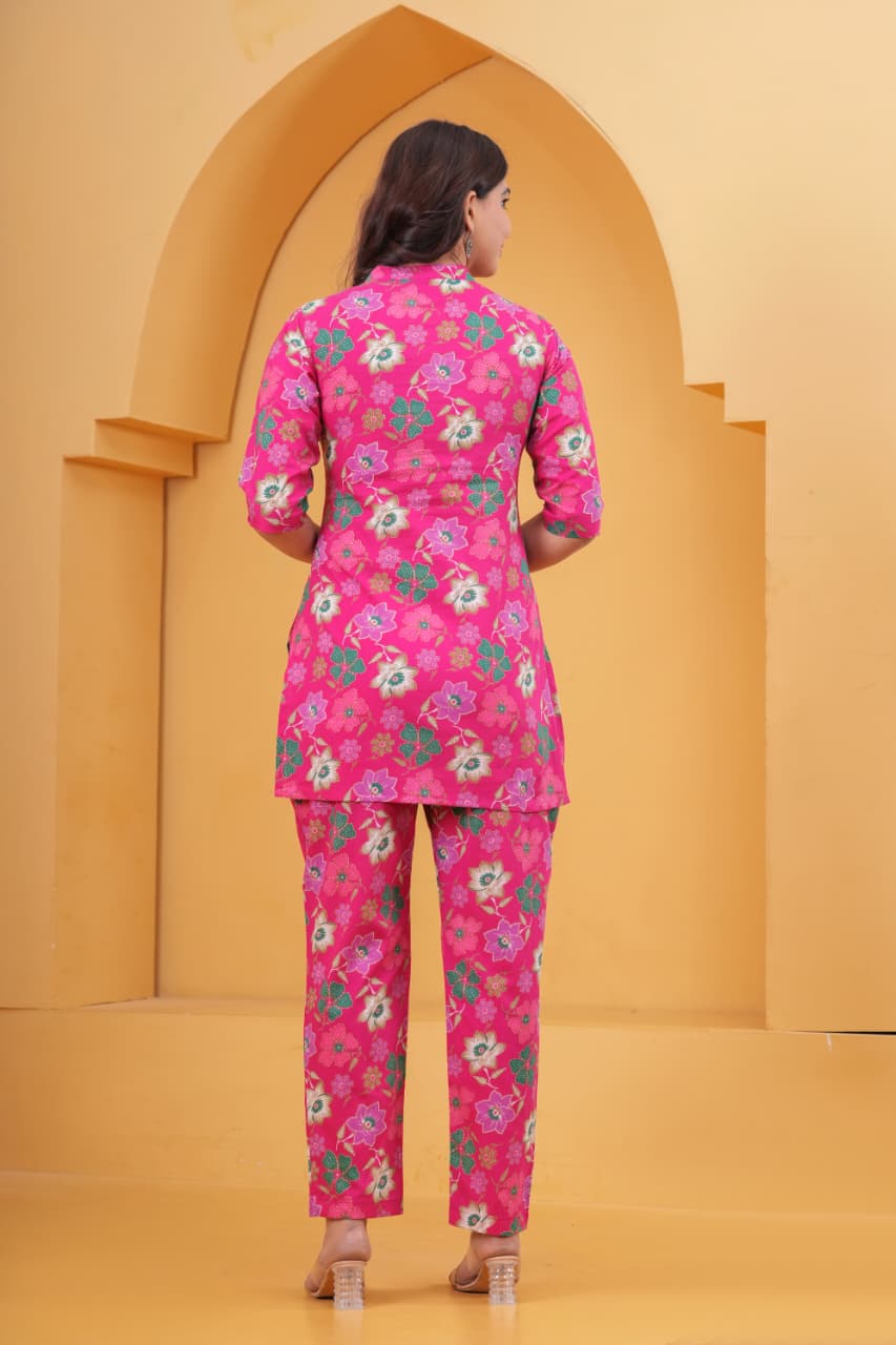 Maternity & Feeding Co-ord Set with easy feeding chains