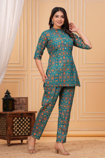 Maternity & Feeding Co-ord Set with easy feeding chains