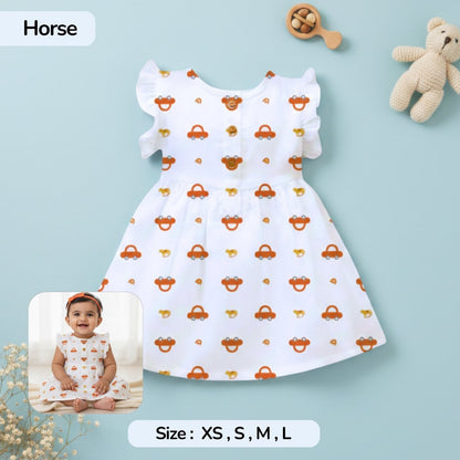 Pack of 2 Summer Muslin Frock