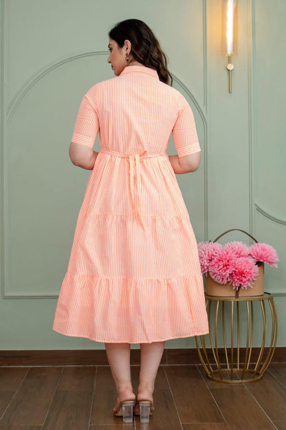Ayunaa Cotton long style feeding gown