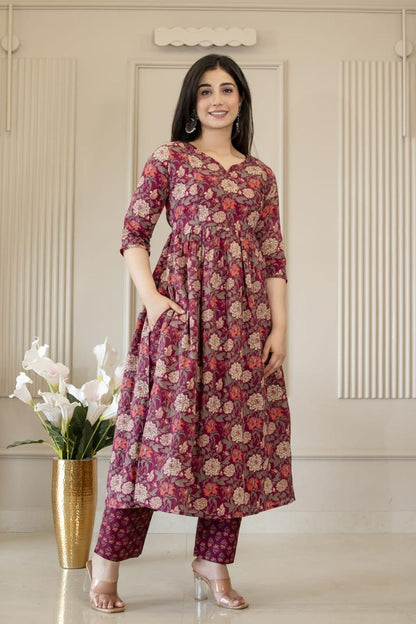 Ayunaa Maternity Kurta Pant Dupatta Set (3pc)
