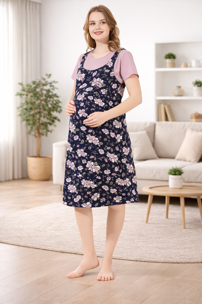 Feeding Maternity Night Gown