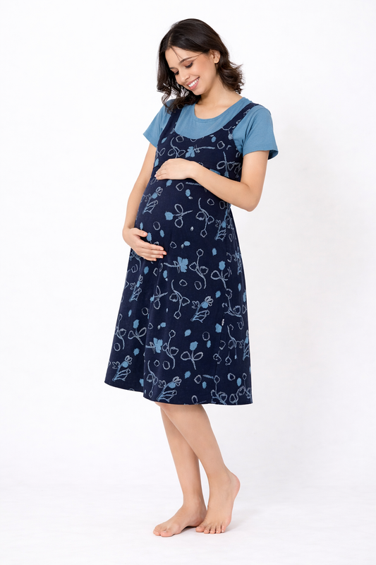 Feeding Maternity Night Gown
